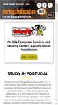 Mobile Screenshot of portugaleducation.info