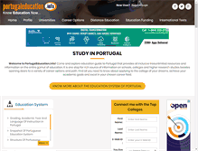 Tablet Screenshot of portugaleducation.info